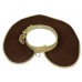 Straw Visor Hats – 12 PCS Foldable Accent With Matching Flowers - Brown - HT-5250BN